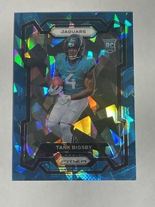 Tank Bigsby 2023 Panini Prizm Rookie Blue Cracked Ice /99 Jaguars RC #348