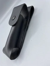 Safariland #38    Mace Holder  Top Flap   Plain Black, Black Snap