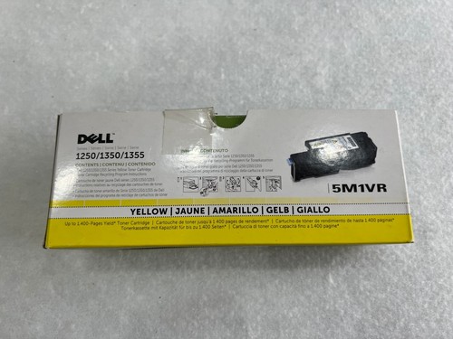 Cartucho de tóner amarillo 05M1VR original nuevo serie Dell 1250/1350/1355 inc IVA - Imagen 4 de 6