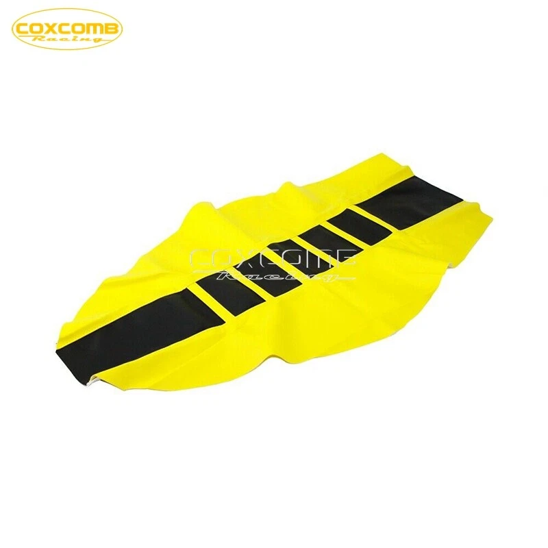 Cubierta de asiento suave con agarre acanalado para moto de cross Honda Yamaha XR CRF KLR KLX KX RMZ Foto 4 de 4
