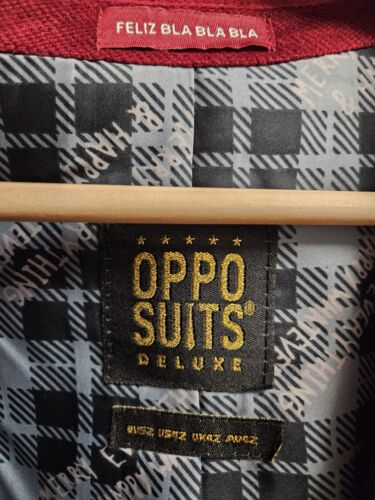 OppoSuits X-Mas Icons Deluxe Sakko Blazer Weihnachten Gr. 52, wie neu - Bild 7 von 8