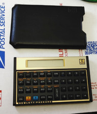 Vintage HP Hewlett Packard 12C Financial Scientific Calculator with Case 12-C