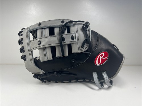 Black Rawlings Heart of the Hide First Base Mitt PROMT23PRO 12.5" Left Handed - Picture 1 of 7