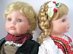 hansel and gretel porcelain dolls