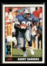 Barry Sanders 1992 Score #528
