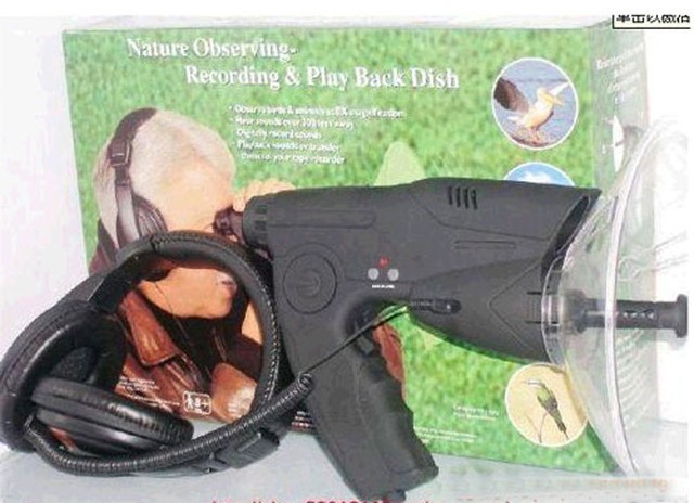 Sound Amplifier Spy Ear Bionic Device Bird Nature Observing Record Telescope Sound Amplifier Spy Ear Bionic Device Bird Nature Observing Record Telescope