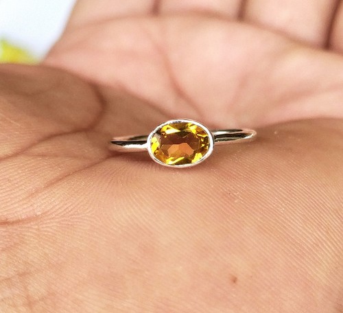Anillo de tanzanita de plata de ley 925 - Anillo de piedra de nacimiento de mayo regalo de boda para ella - Imagen 21 de 67
