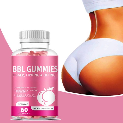 BBL Gummies for Women, Butt Lift Gummies, Vegetarian Gummies, 60 Capsules - Picture 2 of 4