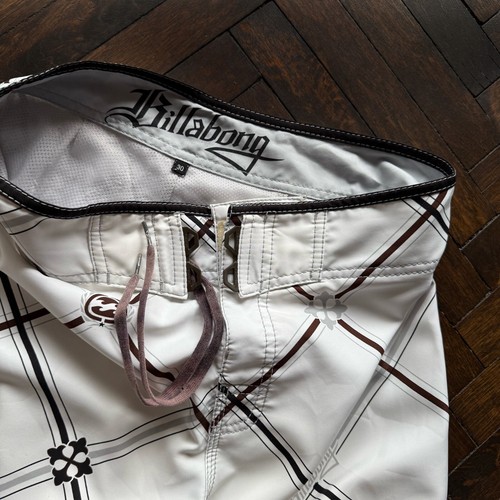 Billabong Mens Vintage White Made in USA Surf Board Swim Shorts Size - 30, XS/S - Picture 3 of 6