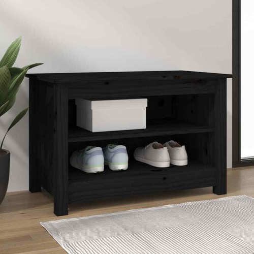 Schuhbank Massivholz Kiefer Schuhschrank mehrere Farben mehrere Größen vidaXL - Bild 6 von 73