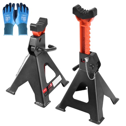 2X Jack Stands Car Jack Stands 3T (6,000 lbs ) Capacity Double Locking Universal - Picture 8 of 8
