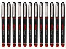 Lot  Rotring Rollerball Pens Red  Ink  0.7mm  New 12 Pens