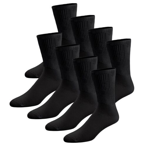 Thin Combed Cotton Diabetic Socks, Loose, Non-Binding Low-Crew Socks (Size 7-11) - Picture 9 of 30