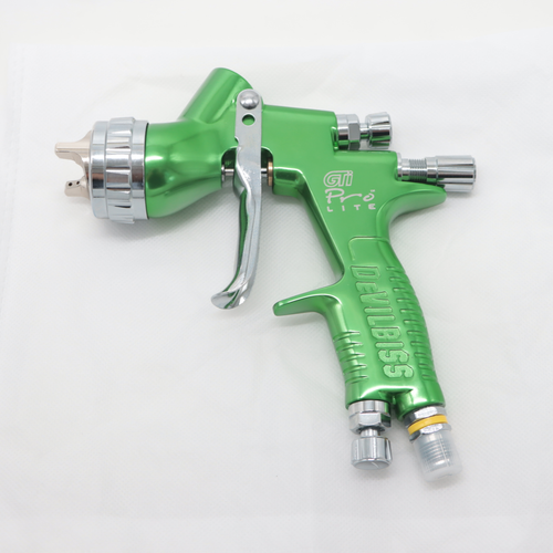 Automobile Spray Gun 1.3mm TE20 GTI PRO LITE Gravure Tool Green Pistol - Foto 1 di 5