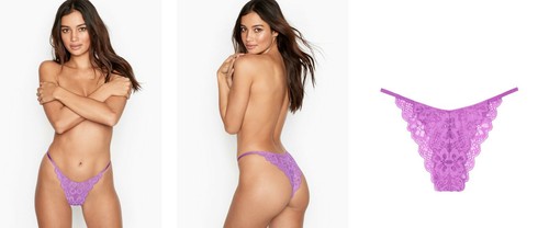 NUEVO CON ETIQUETAS**BRAGUITA BRASILEÑA DE ENCAJE VICTORIA'S SECRET DREAM ANGELS**Varias Tallas y Colores - Imagen 24 de 36