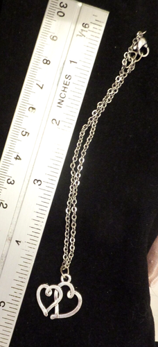 NECKLACE DOLL CLOTHES FOR AMERICAN GIRL 18" & SIMILAR SILVER HEARTS JEWELRY - Picture 3 of 6