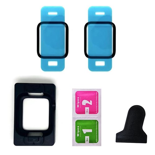 1-3x For Apple Watch Series 9/8/7 Screen Protector Full Cover Film 41/45 iWatch - Picture 13 of 14