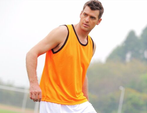 Pack of 6 & 12 Soccer jersey Bibs Adult Sports team Scrimmage Training Vests - Picture 9 of 13