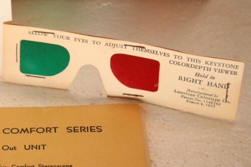 1943 Keystone Model 40 Home Train Eye Comfort Series Stereoscope W/Cards/Manual - Picture 14 of 24