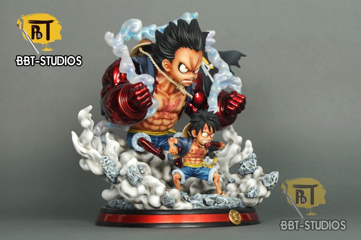 ONE PIECE BTシリーズ フィギュア4体セット ワンピース BT スタジオギア セカンド ルフィ 樹脂製スタチュー
