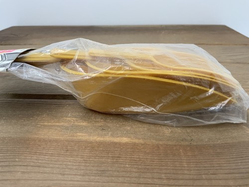 Teglie da forno vintage fondo piatto plastica raccolta oro 4 misure NOS Wecolite USA - Foto 14 di 15