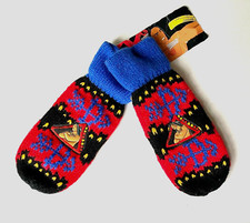 Vintage 90s WALT DISNEY Pocahontas Mittens Kids Girl Boy Size 4 - 7 New With Tag