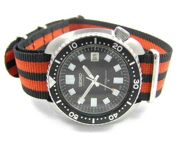 NATO WATCH STRAP FOR SEIKO DIVERS 6309 7002 7S26 6R15 SERIES WATCH UK 20mm 22mm