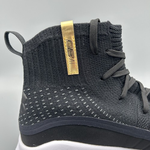 Under Armour Curry 4 “More Dimes” 2017 Men’s Size 10.5 Black White 1298306-001 - Picture 9 of 13