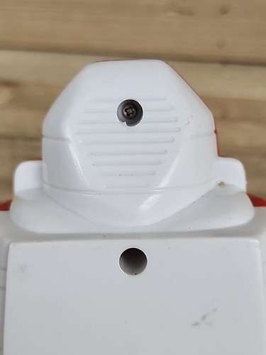 Vintage Aufzieh Arcade Spiel funktionierend Raumschiff rot weiß mit Aufklebern - Bild 8 von 17