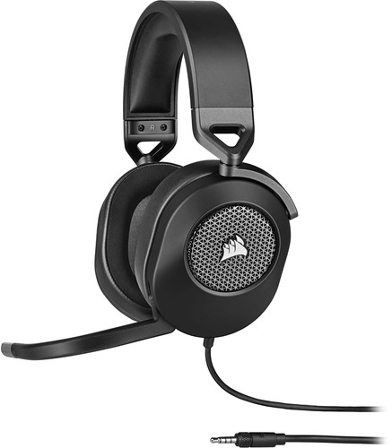 CORSAIR - HS65 SURROUND Wired Gaming Headset for PC, PS5, and PS4 - Black - Picture 1 of 5