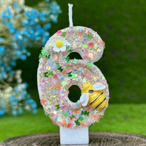 Vela Cumpleaños 0-9 Resina Multicolor Pequeña Moderna Sólida Suave Soporte Libre Decoración - Imagen 13 de 34
