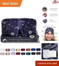 Padded Silk Sleep Mask for Uninterrupted Sleep - Ideal Gift for Wellness Lovers