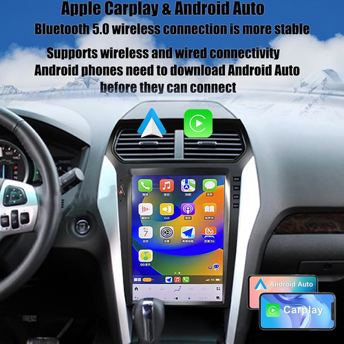 Car Radio For Ford Explorer 2011-2019 Android Auto GPS Navig Stereo Video Player - Bild 3 von 6