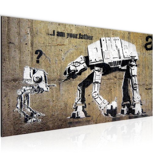 Wandbilder XXL Banksy Street Art Collage Bilder 100x40 cm Loft Deko - Bild 17 von 95