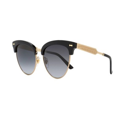 GUCCI Black & Gold Sunglasses w/ Dust Bag & Velvet Case | eBay