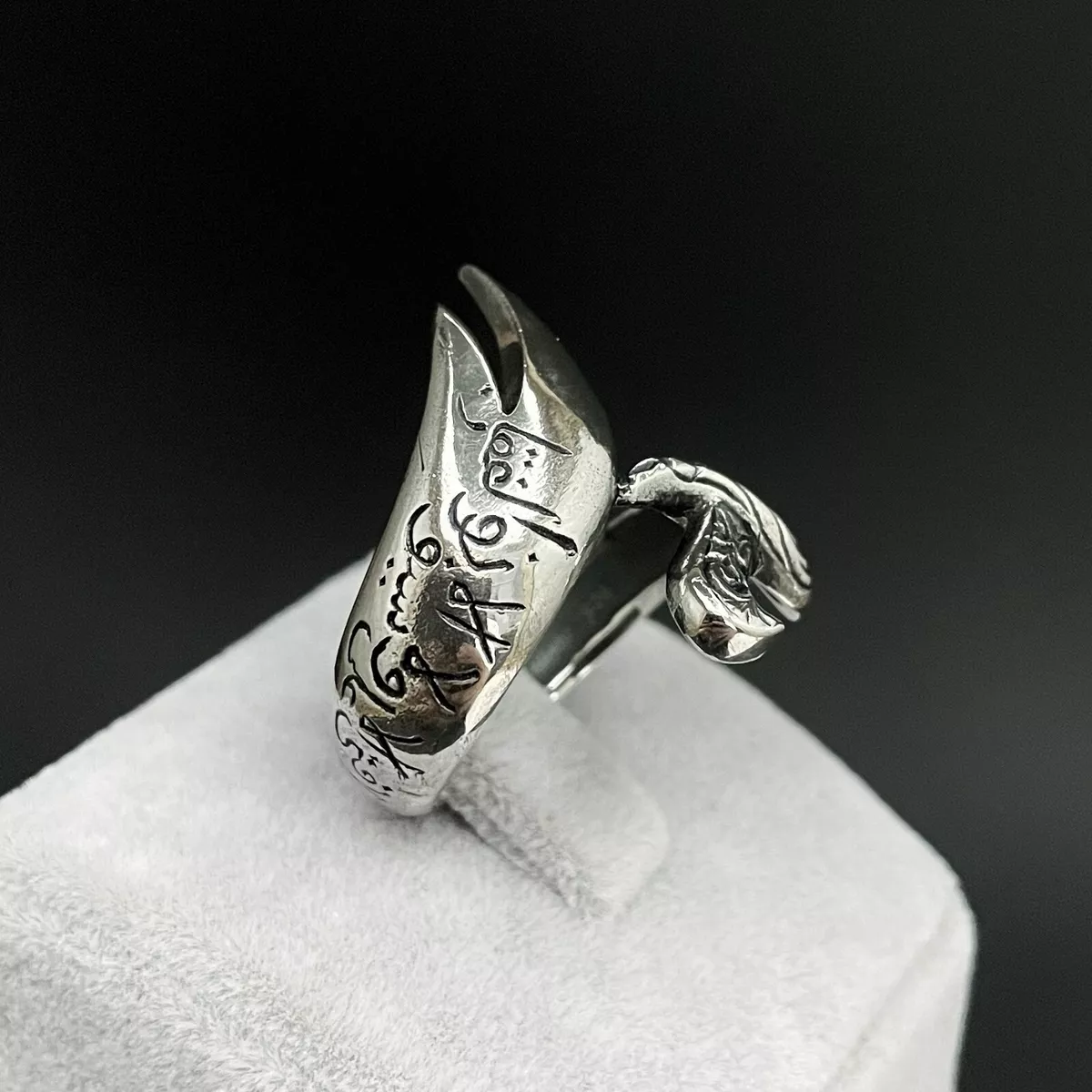 Islamic Jewelry Zulfiqar Sword 925K Sterling Silver Men s Ring