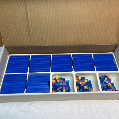 CUISENAIRE Mathe Potenzen von zehn Basisblöcken Zählen Manipulative Unterricht in Box - Bild 1 von 9