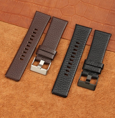 22-32mm Genuine Leather Watch Band Replacement Strap Wristband Watchband NEW - Picture 4 of 24