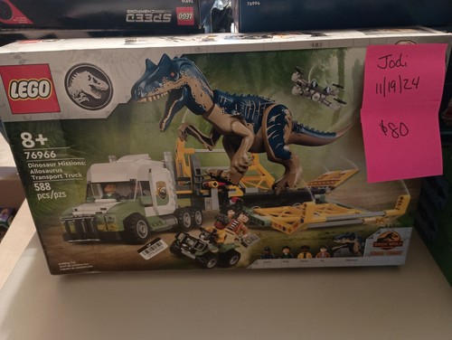 LEGO Jurassic World Dinosaurier Missionen: Allosaurus Transport Truck Spielzeug 76966