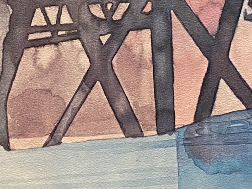 BART FORBES TX Vintage Art Print Signed Numbered 310/780 Offshore Motor Oil Rig - Picture 9 of 24
