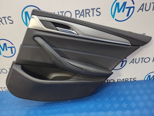 BMW 5 SERIES G30 COMPLETE M SPORT INTERIOR SEATS DOOR CARDS BLUE STITCHING - Picture 9 of 24