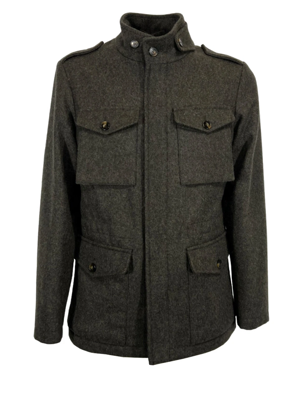The Waterproof Jacket Men Green/Gray Gerard Mew Loden Field Jkt Made in Italy