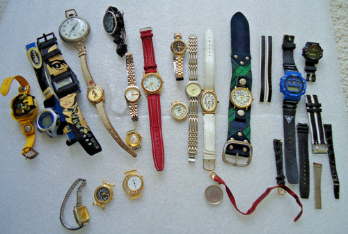 Lot of Misc watches and wristbands.
