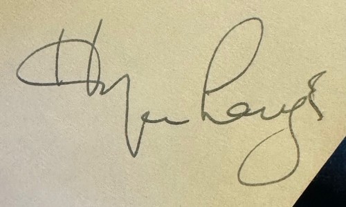 ๐ Hope Lange Signed Autograph 3x5 Index Card ๐ - Picture 2 of 2