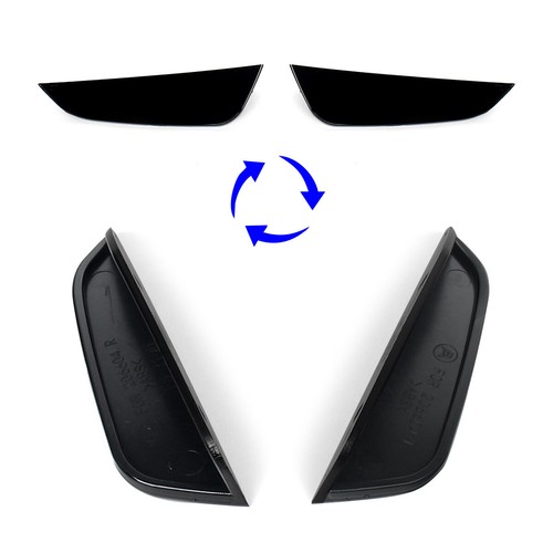 For Mercedes Benz W206 C300 2022-2024 Front Splitter Fog Light Cover Canard Trim - Picture 16 of 21