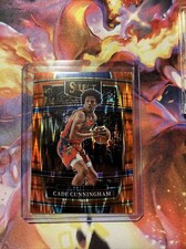 2021-22 Panini Select Concourse Orange Flash Prizm Cade Cunningham #11 Rookie RC