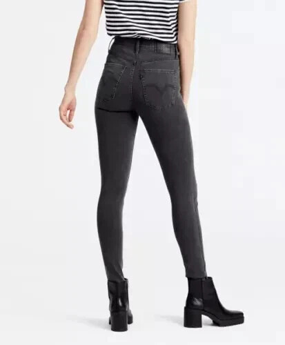 Pantalones de mezclilla para mujer Levi's 227910092 721 millas de alto súper ajustados talla W25 x L32 - Imagen 2 de 6