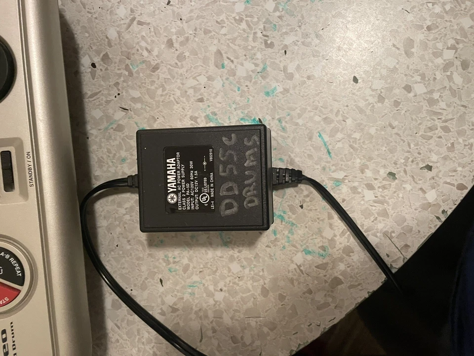 Yamaha DD-55c цифровой ударный 7 подушечка MIDI электронный барабан на запчасти не работает - Изображение 2 из 2