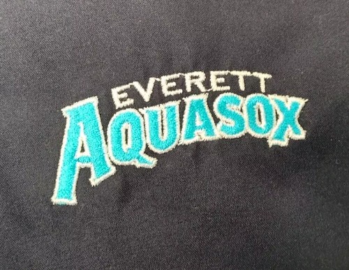 Vintage Everett Aquasox Jacket Pullover Seattle Mariners Embroidered Large XL - Picture 3 of 5