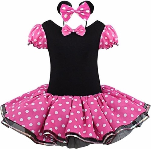 Toddler Girls Kid Princess Fancy Dress Party Costume Ballet Tutu Dress +Ears - Bild 1 von 4